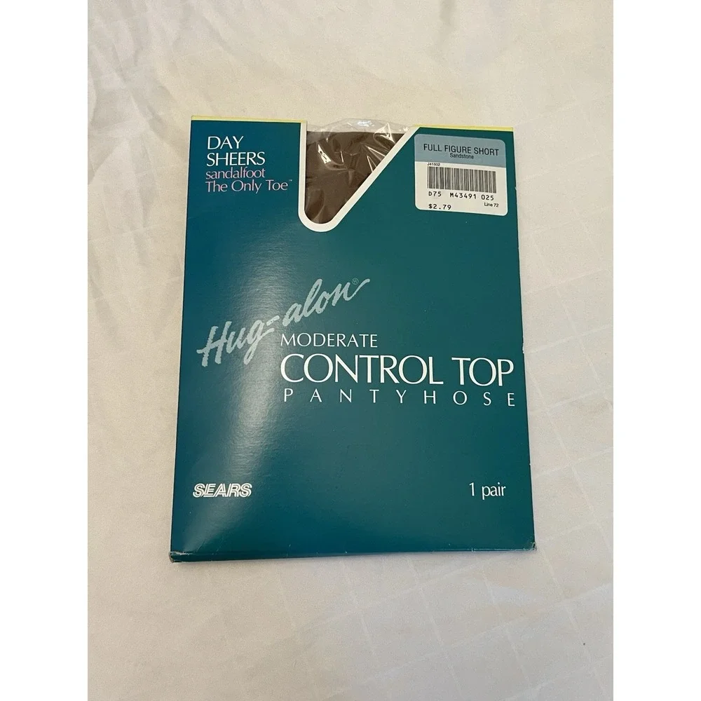 PANTYHOSE Queen Lot Of 4  Variety Brands Control Top NEW Tan Black‎ Bone Vintage